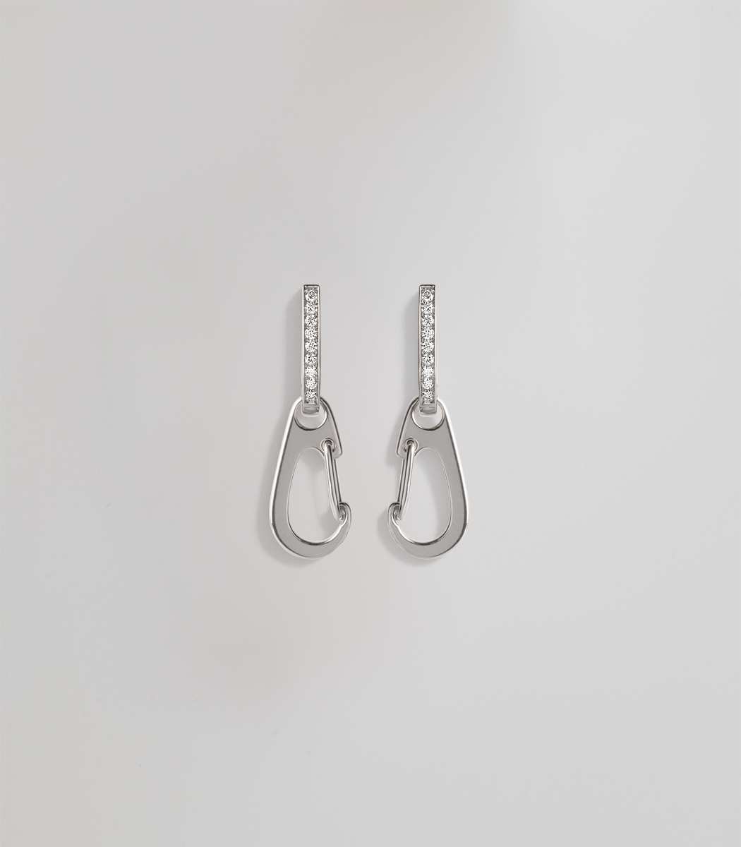 Carabiner earrings