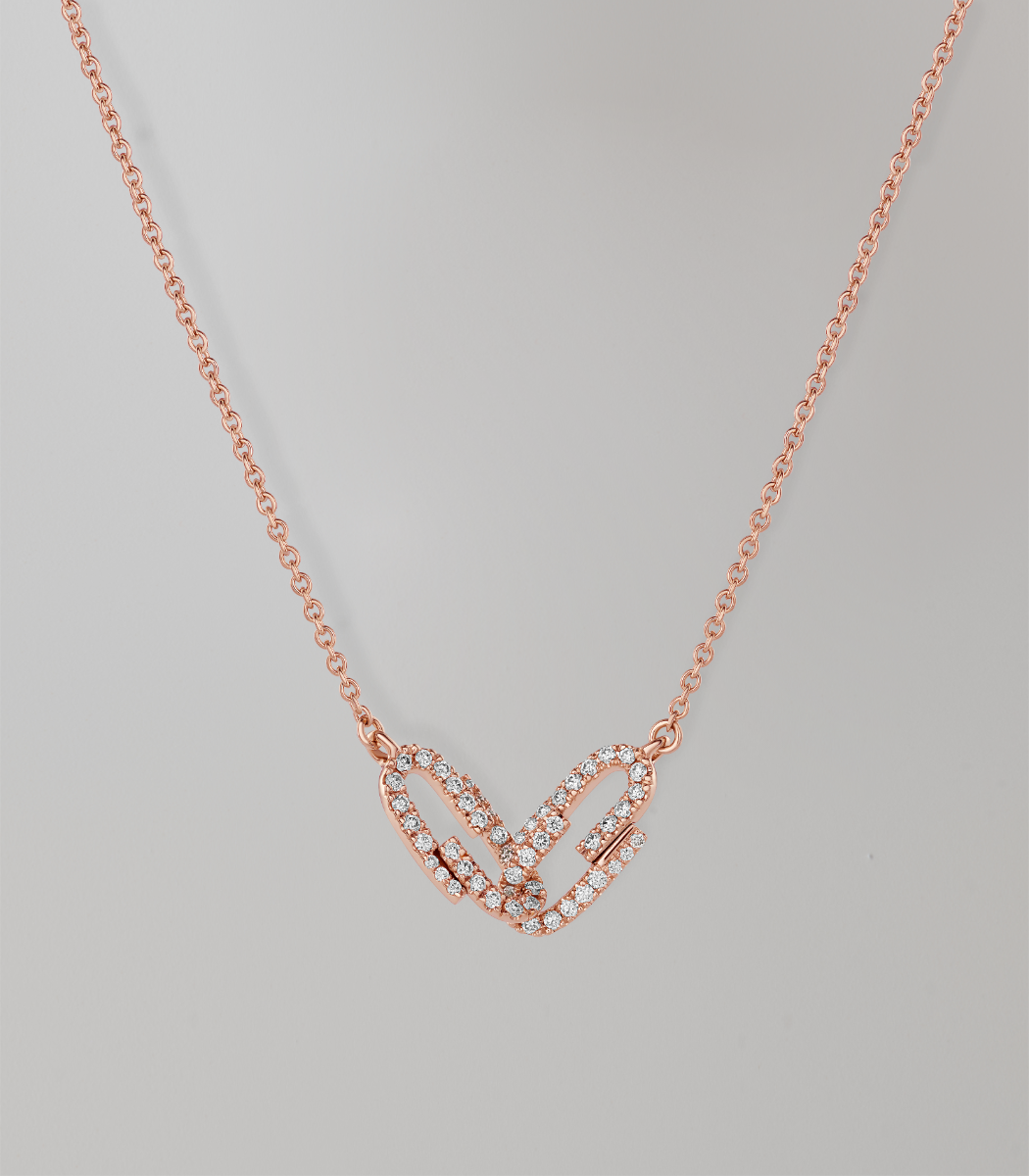 Mini double Duo diamond necklace