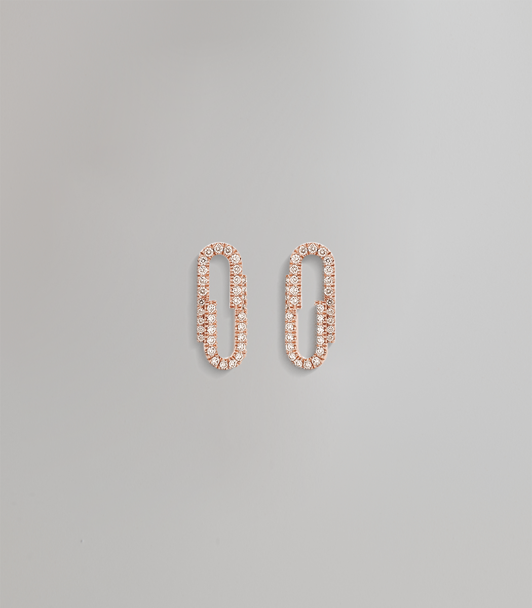 Duo diamond earrings