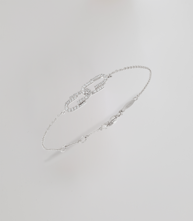 Mini double Duo diamond bracelet