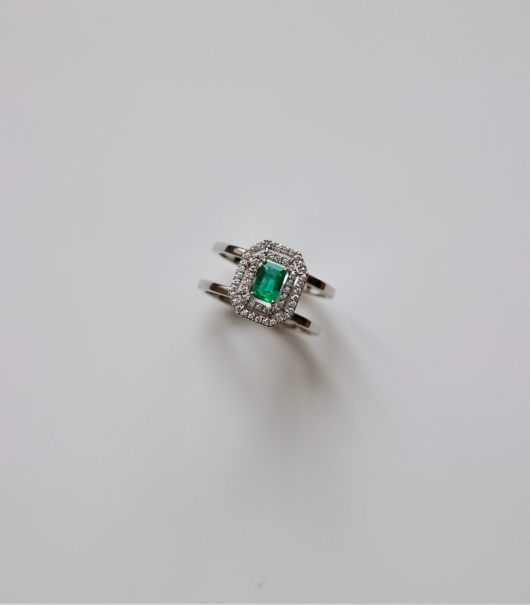 Eugenia emerald ring