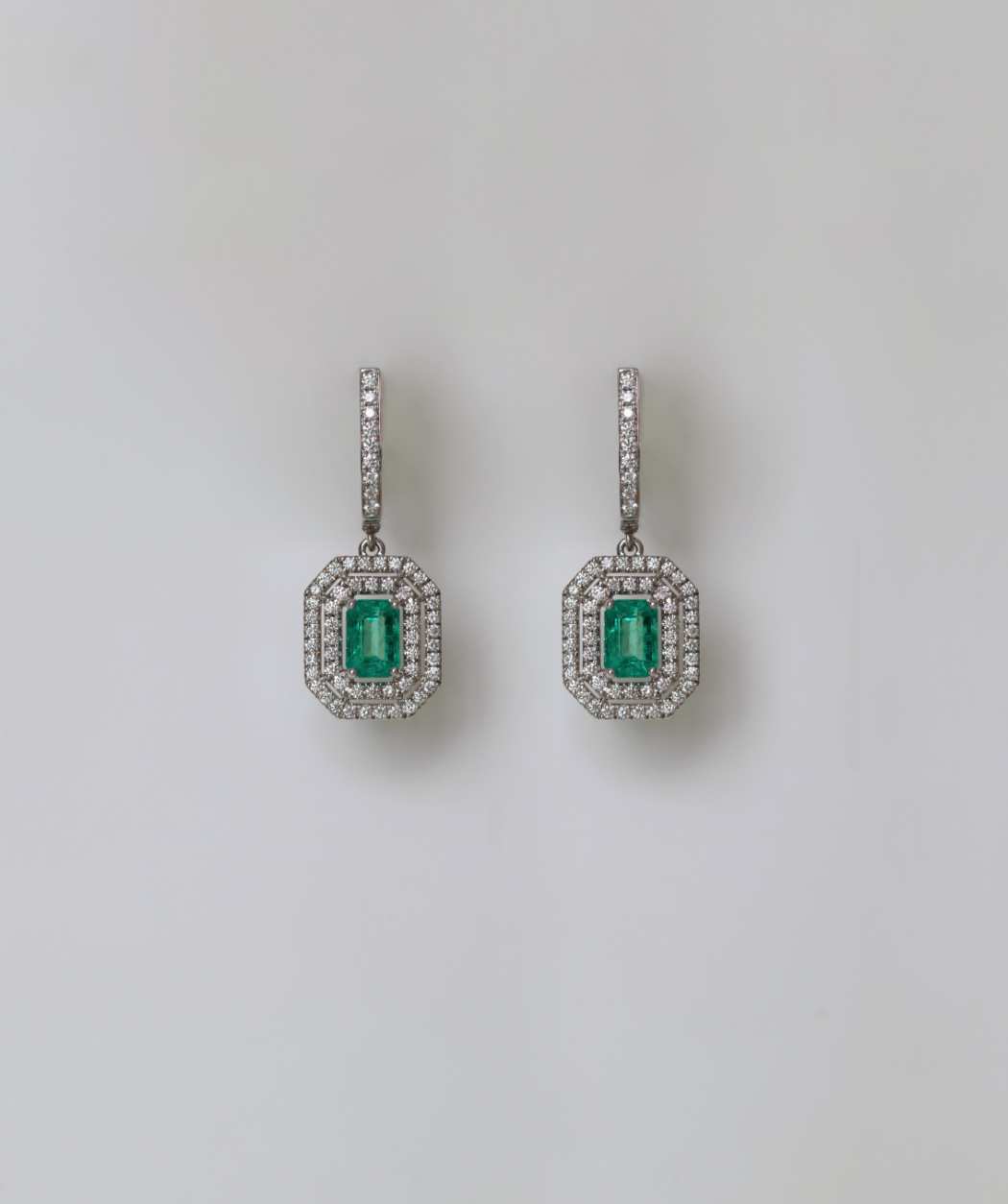 Eugenia emerald earrings